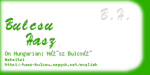 bulcsu hasz business card